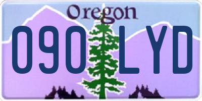OR license plate 090LYD