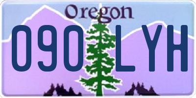OR license plate 090LYH