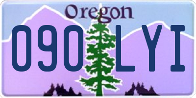 OR license plate 090LYI