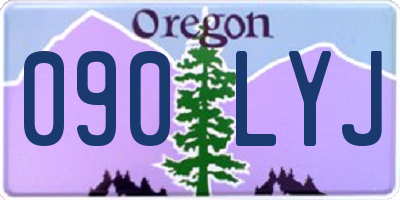 OR license plate 090LYJ