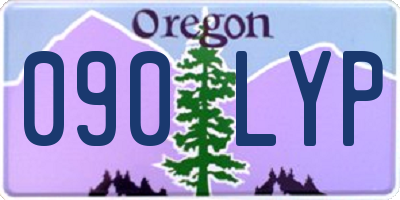 OR license plate 090LYP