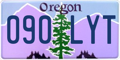 OR license plate 090LYT