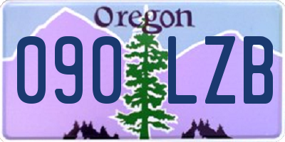 OR license plate 090LZB