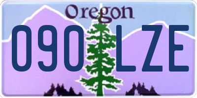 OR license plate 090LZE