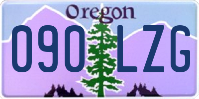 OR license plate 090LZG