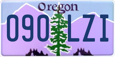 OR license plate 090LZI