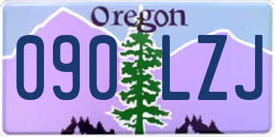 OR license plate 090LZJ