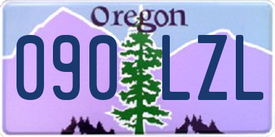 OR license plate 090LZL