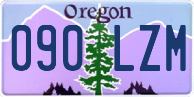 OR license plate 090LZM