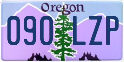 OR license plate 090LZP