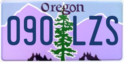 OR license plate 090LZS