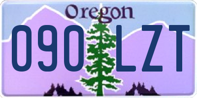 OR license plate 090LZT