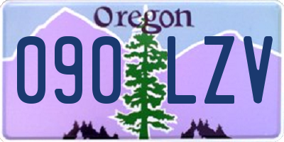 OR license plate 090LZV