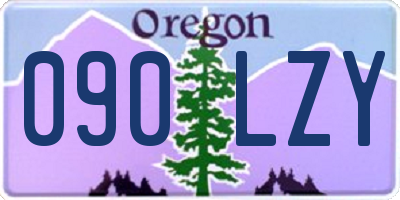 OR license plate 090LZY