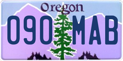 OR license plate 090MAB