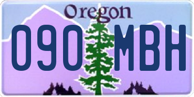 OR license plate 090MBH