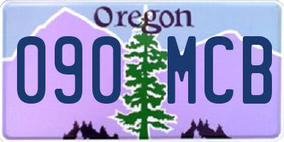 OR license plate 090MCB