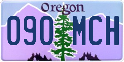 OR license plate 090MCH