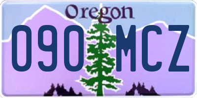 OR license plate 090MCZ