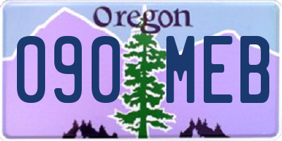 OR license plate 090MEB
