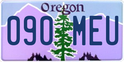 OR license plate 090MEU