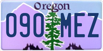OR license plate 090MEZ
