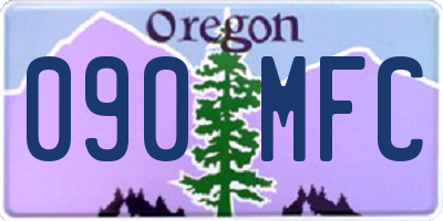 OR license plate 090MFC
