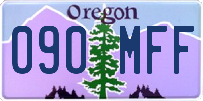 OR license plate 090MFF
