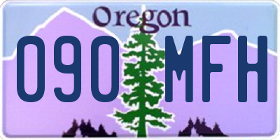 OR license plate 090MFH
