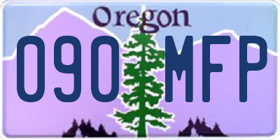 OR license plate 090MFP