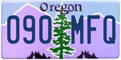 OR license plate 090MFQ