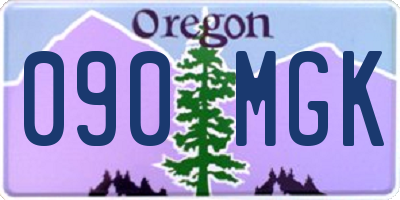 OR license plate 090MGK