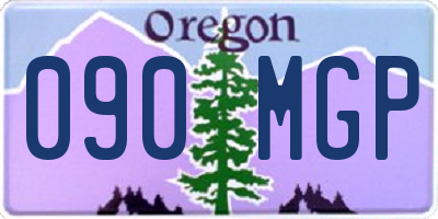 OR license plate 090MGP