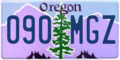OR license plate 090MGZ