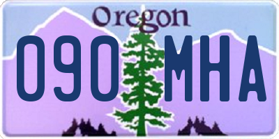 OR license plate 090MHA