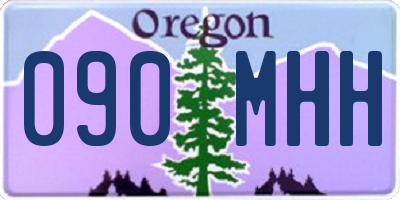 OR license plate 090MHH