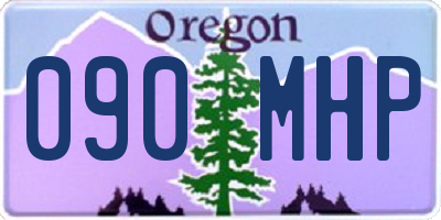 OR license plate 090MHP