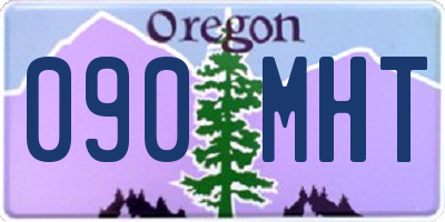 OR license plate 090MHT