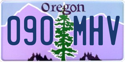 OR license plate 090MHV