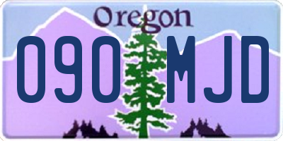 OR license plate 090MJD