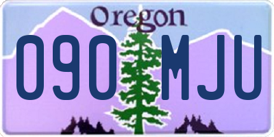 OR license plate 090MJU