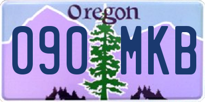 OR license plate 090MKB
