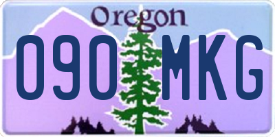 OR license plate 090MKG