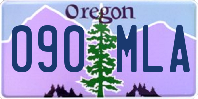 OR license plate 090MLA