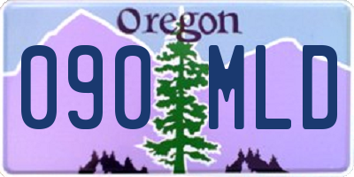 OR license plate 090MLD