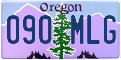 OR license plate 090MLG