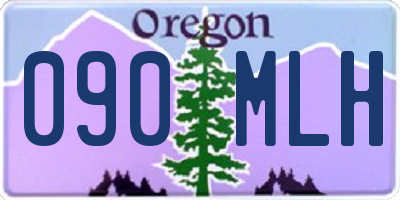 OR license plate 090MLH