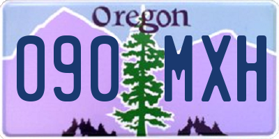 OR license plate 090MXH