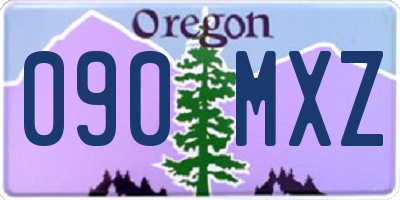 OR license plate 090MXZ
