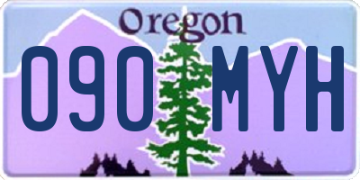 OR license plate 090MYH